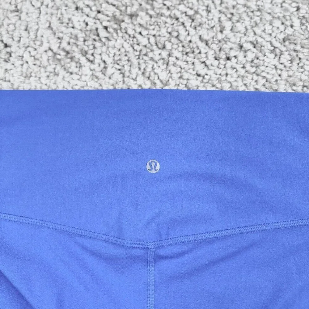 Lululemon Align High Rise Crop Legging Blue Nile 10